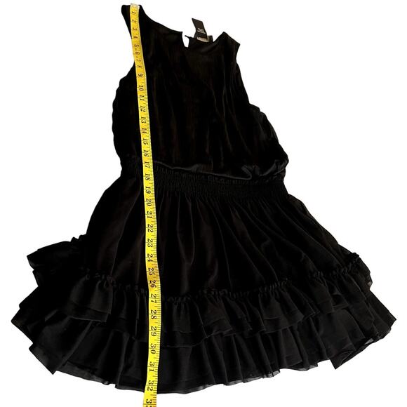 MM Couture Mini Dress Women Medium Sleeveless Black Coquette LBD Party REVOLVE - Picture 4 of 9